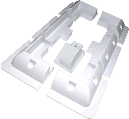 Brackets de ABS para la instalación de paneles solares en caravanas RV 7PCS blanco negro