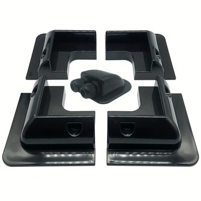 Brackets de ABS para la instalación de paneles solares en caravanas RV 7PCS blanco negro