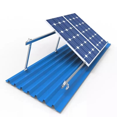 Soporte de montaje de piernas delanteras y traseras para estantes de paneles solares ajustables en ángulo