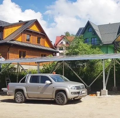 9kw Alemania Solar Carport fácil de instalar Alu Cargando 25 años de vida útil suministro directo