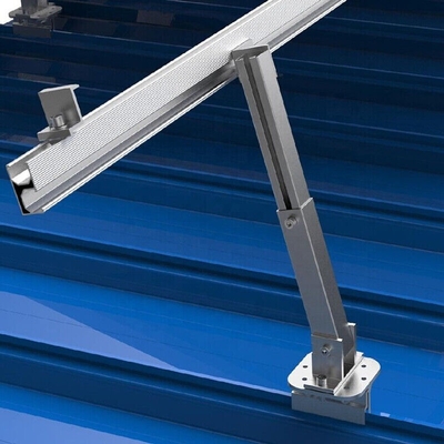 Soportes de acero al carbono para soporte ajustable de la instalación de sistemas solares en techos planos