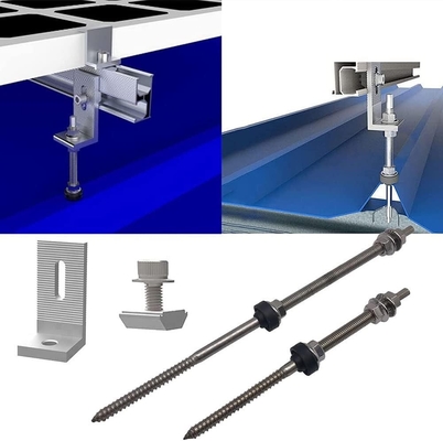 Carga de nieve 1.4KN/m2 M10*200 Tornos de tierra solares con acero inoxidable 304 de aluminio