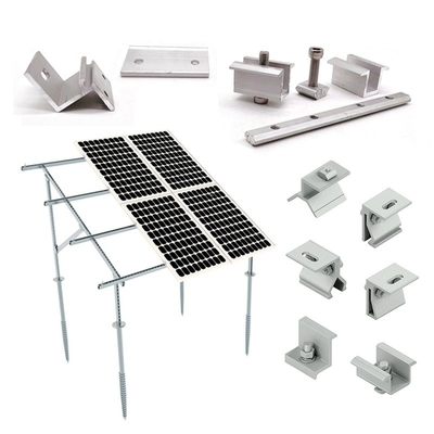Carport solar fotovoltaico impermeable para el techo solar de anodizado de aluminio de campo abierto plano