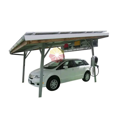1.4KN/m2 Carga de nieve y 60m/s Carga de viento Estructura de aluminio para el montaje de solar Carport