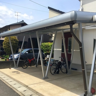 1.4KN/m2 Carga de nieve y 60m/s Carga de viento Estructura de aluminio para el montaje de solar Carport