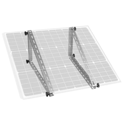 Bracket triangular solar ajustable para el montaje de módulos de aluminio y acero galvanizado
