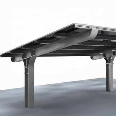 Q235 Estructuras solares de estacionamiento de acero con certificación CE y carga de nieve de 1,4KN/m2