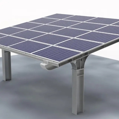 Q235 Estructuras solares de estacionamiento de acero con certificación CE y carga de nieve de 1,4KN/m2