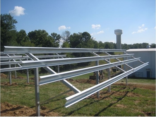 1.4KN/m2 carga de nieve paneles solares anodizados soportes de montaje en el techo para el montaje fotovoltaico en tierra