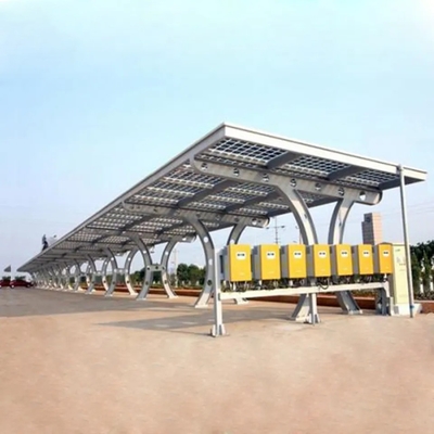 Carport solar de acero totalmente ensamblado Carport de acero para el hogar