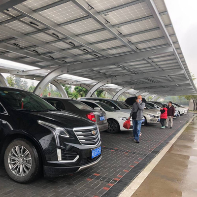Carport solar de acero totalmente ensamblado Carport de acero para el hogar