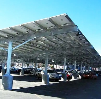 Carport solar de acero totalmente ensamblado Carport de acero para el hogar