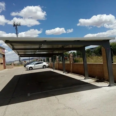 Carport solar de acero totalmente ensamblado Carport de acero para el hogar