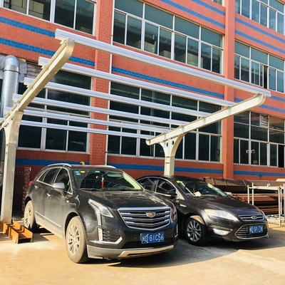 AL6005-T5 Energía solar Carport para el canal de paneles solares Sistema de estacionamiento de coches de carga