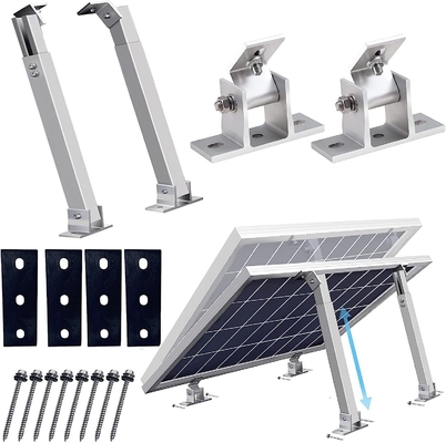 Soporte de paneles solares anodizados de longitud personalizada para soluciones de montaje de techo plano y pared