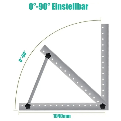 Carga de nieve 1.5KN/m2 Soportes ajustables para paneles solares para marcos de montaje de módulos solares