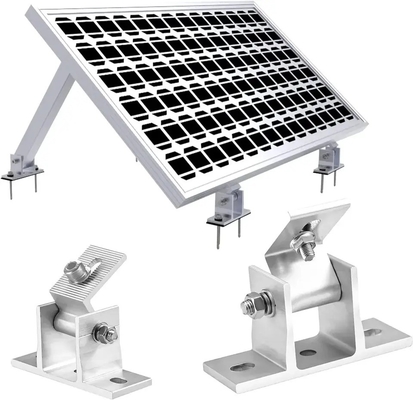 Piernas delanteras y traseras de aluminio ajustables para paneles solares de RV en el techo