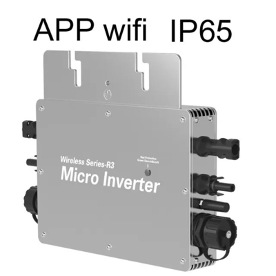 Sistema solar microinversor con corriente de salida de 26,6A/8,7A y comunicación WIFI/RS485