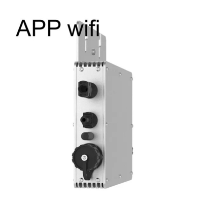 Sistema solar microinversor con corriente de salida de 26,6A/8,7A y comunicación WIFI/RS485