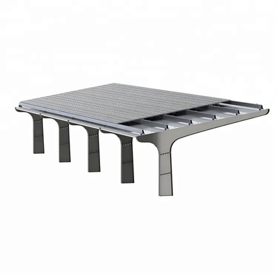 Sistema de montaje solar de estacionamiento resistente al agua y duradero