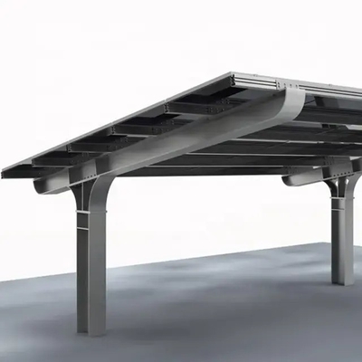 Sistema de montaje solar de estacionamiento resistente al agua y duradero