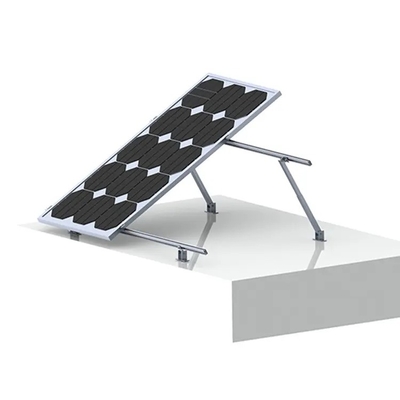 Estante solar de pierna trasera y pierna delantera ajustable para la eficiencia de la instalación de paneles solares fotovoltaicos