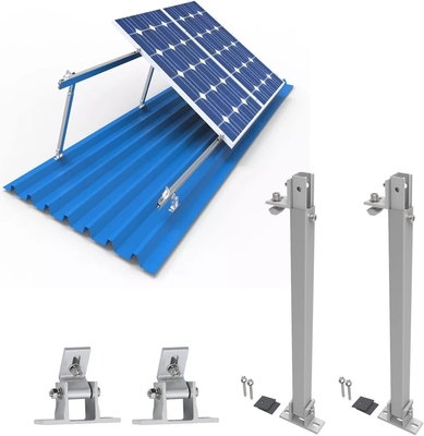 Sistema de bastidores solares de montaje en tierra ajustable para carga de nieve 1,5KN/m2
