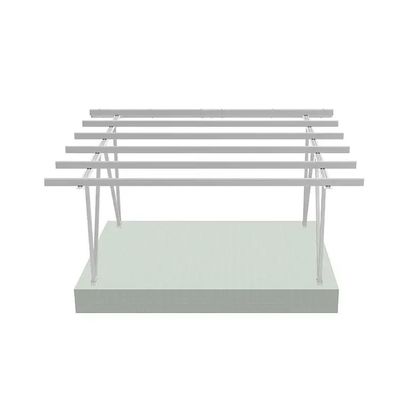Repuesto de montaje de dosel de paneles solares anodizados para el sistema de montaje de soportes solares Carport