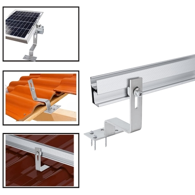 ISO9001/CE Aprobado de acero inoxidable de techo de tren gancho para techo de azulejos solar soporte de montaje