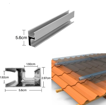 Instalación de paneles solares fotovoltaicos fuertes y sin complicaciones con kits de rieles de aluminio anodizado