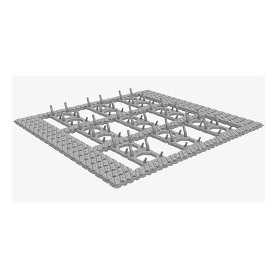 Sistema de montaje solar flotante personalizable para carga de viento de hasta 40 m/s y rendimiento