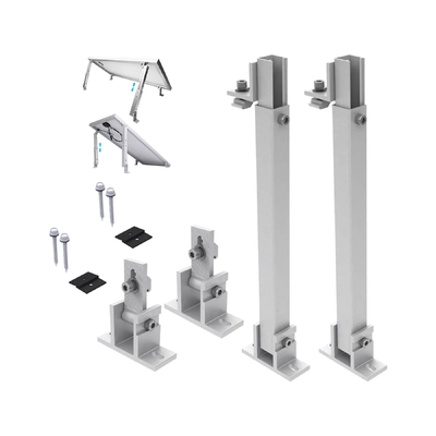 60M/s carga del viento ajustable de aluminio panel solar soporte de montaje para la instalación de paneles pequeños
