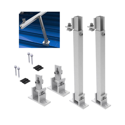 60M/s carga del viento ajustable de aluminio panel solar soporte de montaje para la instalación de paneles pequeños