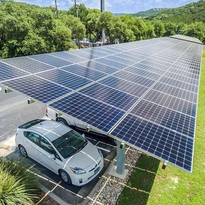 60m/s Carga del viento Solar Carport para la instalación rápida del kit de paneles solares para el hogar