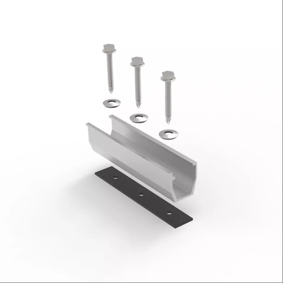 Apoyo de montaje solar en tierra con aleación de aluminio/acero inoxidable y alta carga de nieve