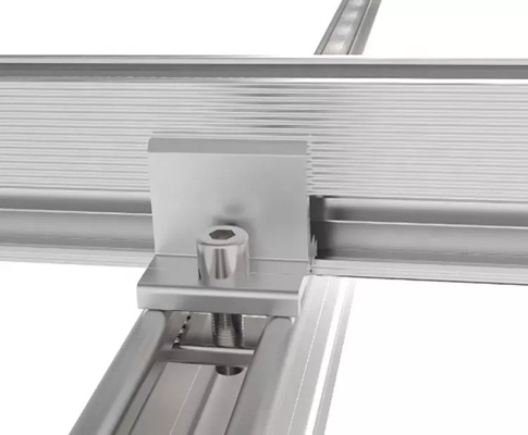 Apoyo de montaje solar en tierra con aleación de aluminio/acero inoxidable y alta carga de nieve