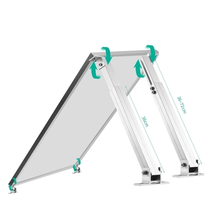 25 años de vida útil de aluminio panel solar soporte ajustable para el máximo rendimiento