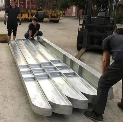 Sistema de puente de acero solar anodizado Q235 para el mercado