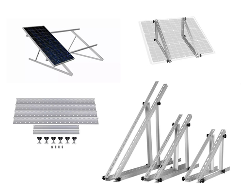 Sistema de montaje de paneles solares ajustables para techos de metal/lata fácil de instalar y ajustar