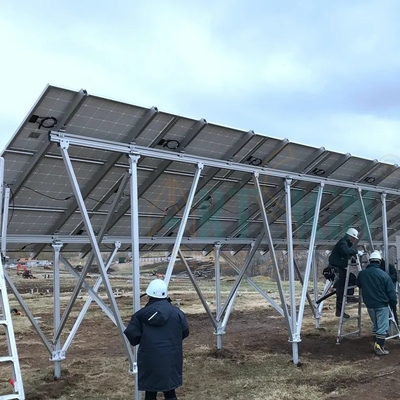 Ángulo de inclinación ajustable de 0 a 60 grados Carport solar anodizado para paneles fotovoltaicos