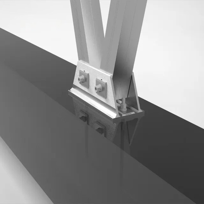 Ángulo de inclinación ajustable de 0 a 60 grados Carport solar anodizado para paneles fotovoltaicos