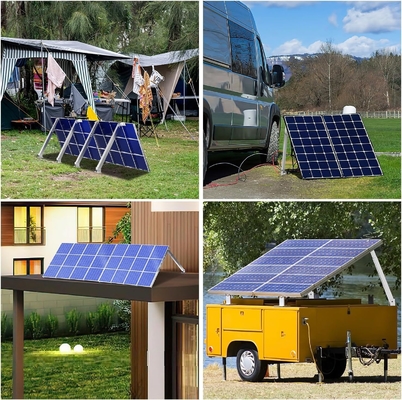 Apoyos de ángulo ajustable para el montaje de paneles solares en techos de azulejos y carga de viento de 60 M/s