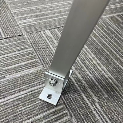 Soportes de aluminio de pierna delantera y pierna trasera con inclinación ajustable para la instalación de paneles solares fotovoltaicos