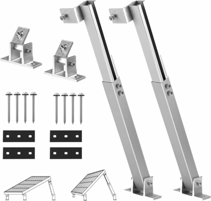 Soporte ajustable anodizado para 25 años de vida útil