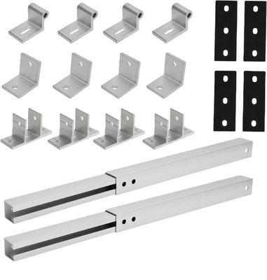 Soporte ajustable anodizado para 25 años de vida útil