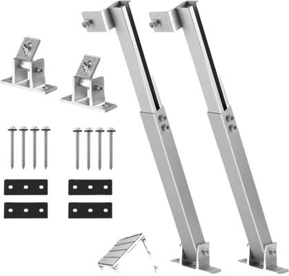Soporte ajustable anodizado para 25 años de vida útil