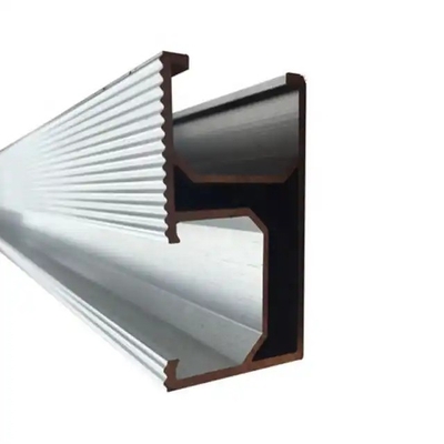 Reyes de aluminio para la instalación de paneles solares fotovoltaicos en el techo