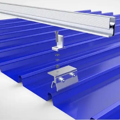 Sistema de montaje de techo de estaño de aluminio solar de metal para el ferrocarril