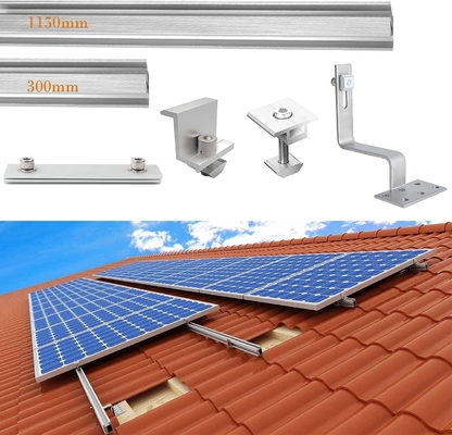 60m/s Carga del viento Panel solar Rail Splice para una fácil instalación en el sistema de montaje del techo