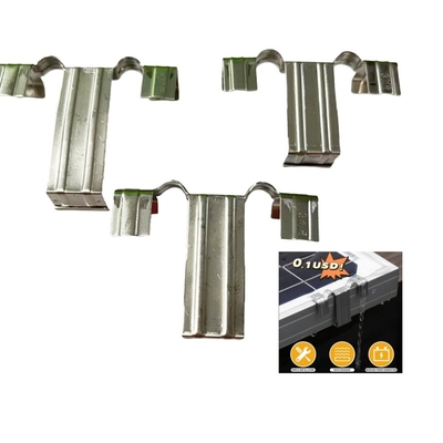 Acero de carbono soporte para el bastidor de sujeción solar central con clip de drenaje solar estándar AS/NZS